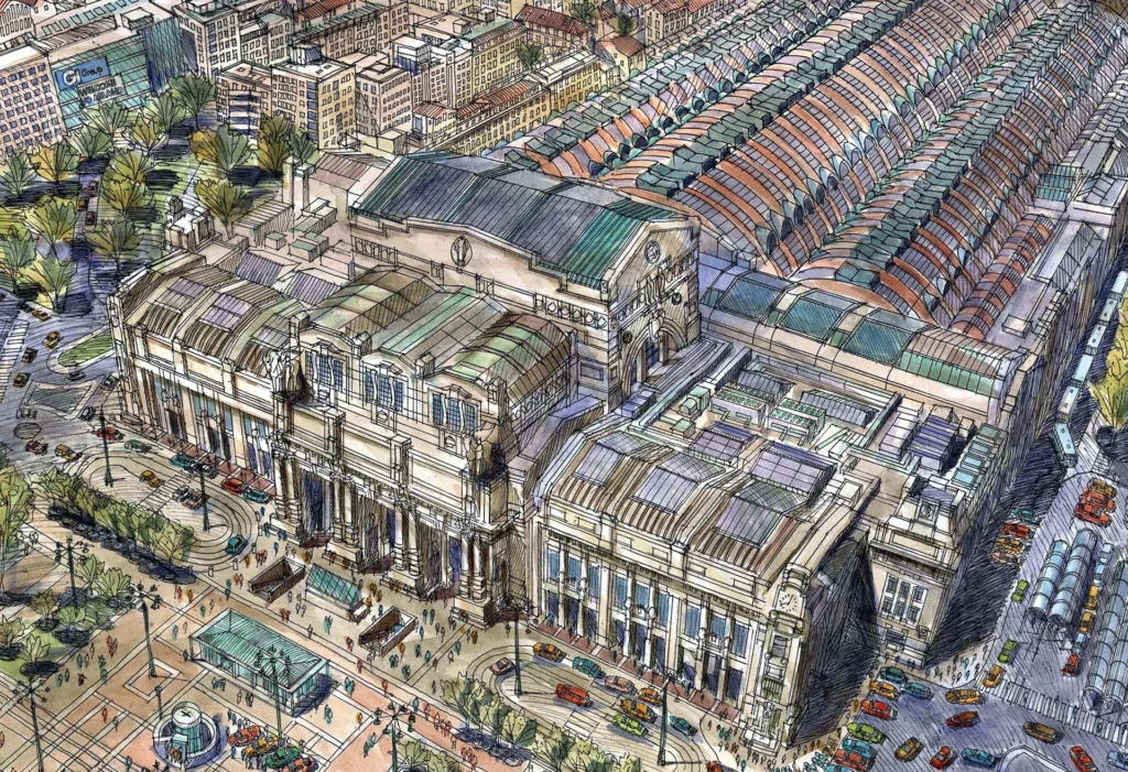milano-centrale-statzione-drawing-by-william-block